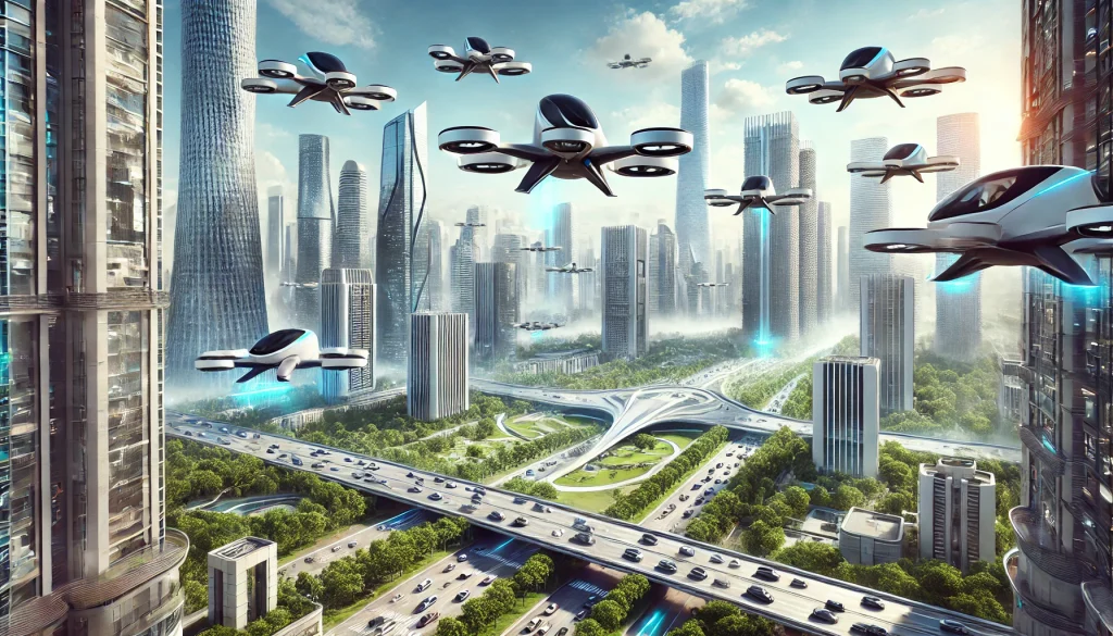 The Future of Urban Air Mobility – AERIAL EVTOL